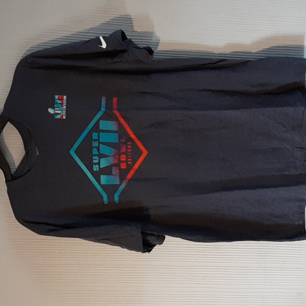 Nike Super Bowl LVII Tri-Blend T-Shirt - Heather Navy